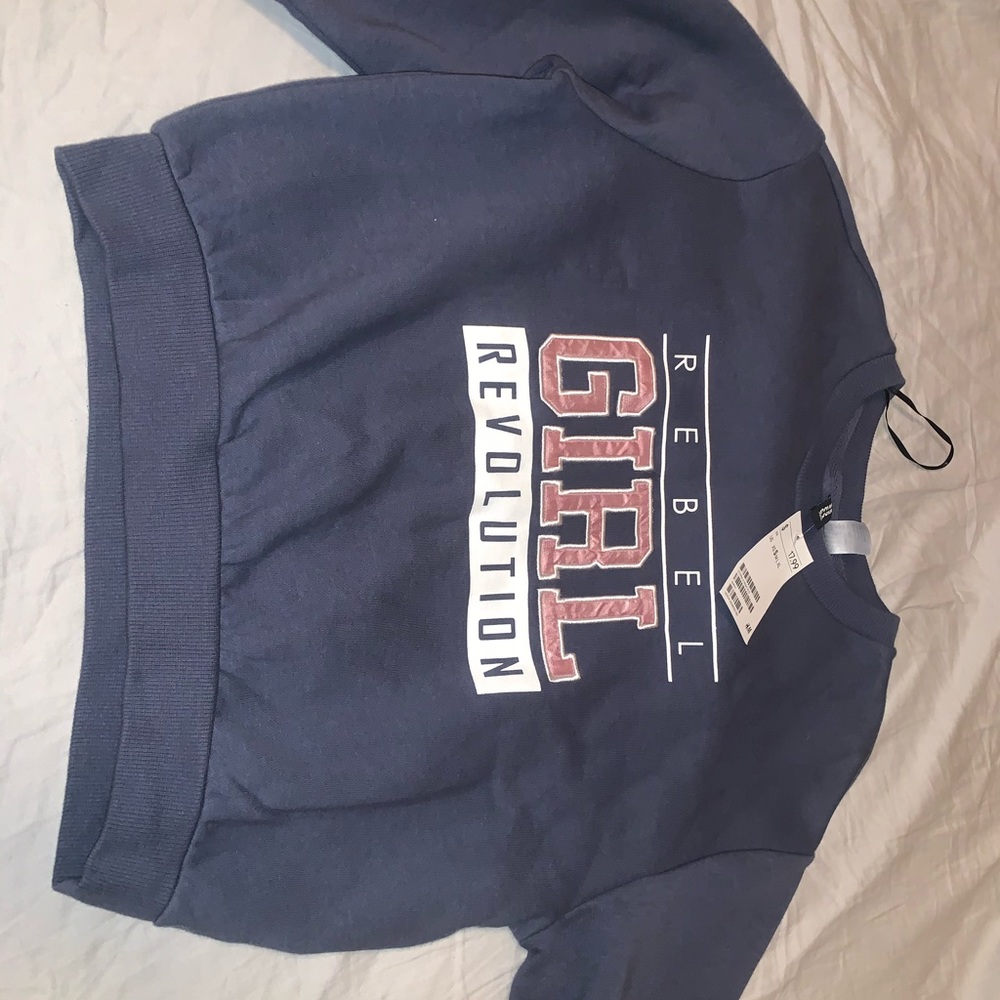 HM Cropped Sweatshirt